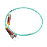 15m LC/UPC-ST/UPC OM3 Multimode Duplex OFNR 2.0mm Optic Patch Cable - Image 4