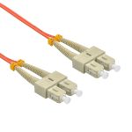5m SC/UPC-SC/UPC OM1 Multimode Duplex Fiber Optic Patch Cable