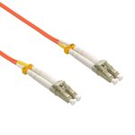 10m LC/UPC-LC/UPC OM1 Multimode Duplex OFNR 2.0mm Fiber Optic Patch Cable