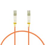 10m LC/UPC-LC/UPC OM1 Multimode Duplex OFNR 2.0mm Fiber Optic Patch Cable - Image 2