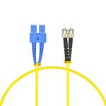 5m ST/UPC-SC/UPC Singlemode Duplex OFNR 2.0mm Fiber Optic Patch Cable - Image 2