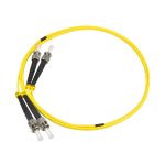 2m ST/UPC-ST/UPC Singlemode Duplex OFNR 2.0mm Fiber Optic Patch Cable - Image 4