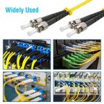 2m ST/UPC-ST/UPC Singlemode Duplex OFNR 2.0mm Fiber Optic Patch Cable - Image 5