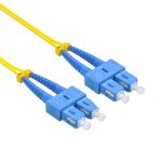 10m SC/UPC-SC/UPC Singlemode Duplex OFNR 2.0mm Fiber Optic Patch Cable