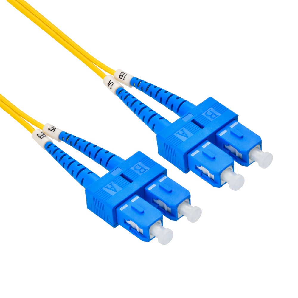 7m SC/UPC-SC/UPC Singlemode Duplex OFNR 2.0mm Fiber Optic Patch Cable 3m SC/UPC-SC/UPC Singlemode Duplex OFNR 2.0mm Fiber Optic Patch Cable - Image 1