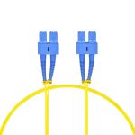10m SC/UPC-SC/UPC Singlemode Duplex OFNR 2.0mm Fiber Optic Patch Cable - Image 2