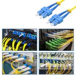 10m SC/UPC-SC/UPC Singlemode Duplex OFNR 2.0mm Fiber Optic Patch Cable - Image 4