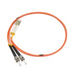 2m LC/UPC-ST/UPC OM1 Multimode Duplex OFNR 2.0mm Fiber Optic Patch Cable - Image 4
