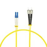 10m LC/UPC-ST/UPC Singlemode Duplex OFNR 2.0mm Fiber Optic Patch Cable - Image 2