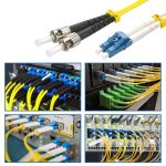 10m LC/UPC-ST/UPC Singlemode Duplex OFNR 2.0mm Fiber Optic Patch Cable - Image 5