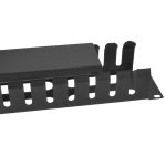 2U Cable Manager 12-Finger Duct with Cover - Image 3