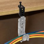 2" Ceiling Mount J Hook with Retaining Clip, 50-Pack - Image 5