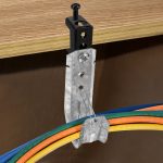 2" Wallmount J Hook with Retaining Clip, 50-Pack - Image 5