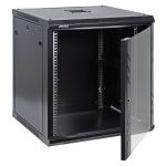 12U 19" Wall-Mount Cabinet Glass Door 15.5" Depth Flat Box - Image 2