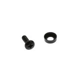 12-24 Rack Screws and Washers, Black 100-Pack - Image 3