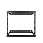 8U 2-Post Wall Mount Open Frame, 18'" Depth Flat Box - Image 2