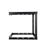 8U 2-Post Wall Mount Open Frame, 18'" Depth Flat Box - Image 3