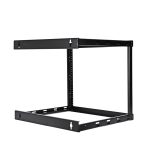 8U 2-Post Wall Mount Open Frame, 18'" Depth Flat Box - Image 4