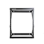 12U 2-Post Wall Mount Open Frame, 18" Depth Flat Box - Image 2