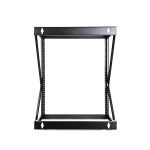 12U 2-Post Wall Mount Open Frame, 18" Depth Flat Box - Image 5