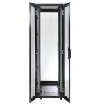42U PF Series Data Center Server Rack Enclosure Vented Door Server-39.4" Depth - Image 3
