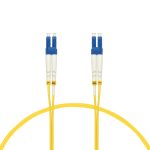 2m LC/UPC-LC/UPC Singlemode Duplex OFNR 2.0mm Fiber Optic Patch Cable - Image 2