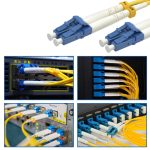2m LC/UPC-LC/UPC Singlemode Duplex OFNR 2.0mm Fiber Optic Patch Cable - Image 5