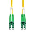 1m LC/APC LC/APC Singlemode Duplex OFNR 2.0mm Fiber Optic Patch Cable - Image 2