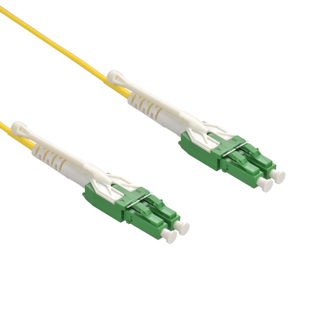 5m Uniboot LC/APC LC/APC Singlemode Duplex OFNR Fiber Optic Patch Cable 10m Uniboot LC/APC LC/APC Singlemode Duplex OFNR Fiber Optic Patch Cable - Image 1