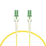 10m Uniboot LC/APC LC/APC Singlemode Duplex OFNR Fiber Optic Patch Cable - Image 2