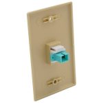 Keystone Jack SC/UPC Multimode Simplex OM3 Aqua - Image 3