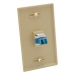Keystone Jack LC/UPC Singlemode Duplex Blue - Image 3