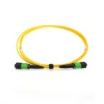 10m Senko MPO/APC F/F 12-Fiber Type A Singlemode Fiber Optic Cable