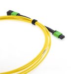 5m Senko MPO/APC F/F 12-Fiber Type A Singlemode Fiber Optic Cable - Image 2
