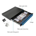 48 Port (SC) Slide Rack Mount ODF Fiber Optical Patch Panel - Image 5