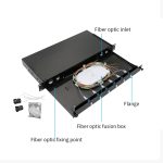 12 Port (LC) Slide Rack Mount ODF Fiber Optical Patch Panel - Image 5