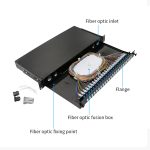 48 Port (LC) Slide Rack Mount ODF Fiber Optical Patch Panel - Image 5