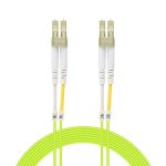 7m LC/UPC-LC/UPC OM5 Multimode Duplex OFNR 2.0mm Green Fiber Optic Patch Cable - Image 3