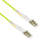 8m LC/UPC-LC/UPC OM5 Multimode Duplex OFNR 2.0mm Green Fiber Optic Patch Cable