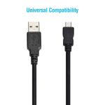 6Ft USB2.0 A-Male/Micro B USB-Male Cable - Image 4