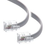 25Ft RJ11 (6P4C) Modular Telephone Cable Reverse - Image 2