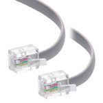 14Ft RJ11 (6P4C) Modular telephone Cable Straight - Image 2