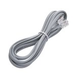 14Ft RJ11 (6P4C) Modular telephone Cable Straight - Image 3