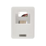 RJ11 Modular Inline Coupler Straight, White - Image 2