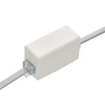RJ11 Modular Inline Coupler Straight, White - Image 5