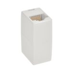 RJ45 Modular Inline Coupler Straight, White - Image 4
