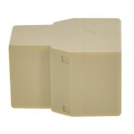 RJ11 1F/2F Modular T Adapter Ivory - Image 4