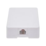 RJ11 Modular Single Port Surface Mount Jack White - Image 3