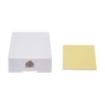 RJ11 Modular Single Port Surface Mount Jack White - Image 5