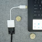 Display Port Male to DVI Female Adapter White - Image 3